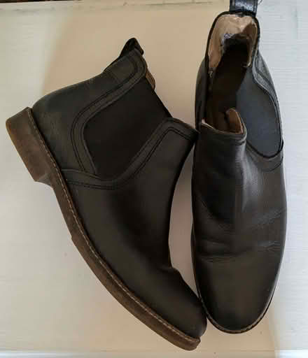 Photo of free Black leather boots size 7 (The Highlands TN39) #1