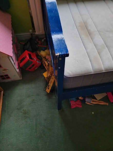 Photo of free Blue painted single bed (BR6) #3
