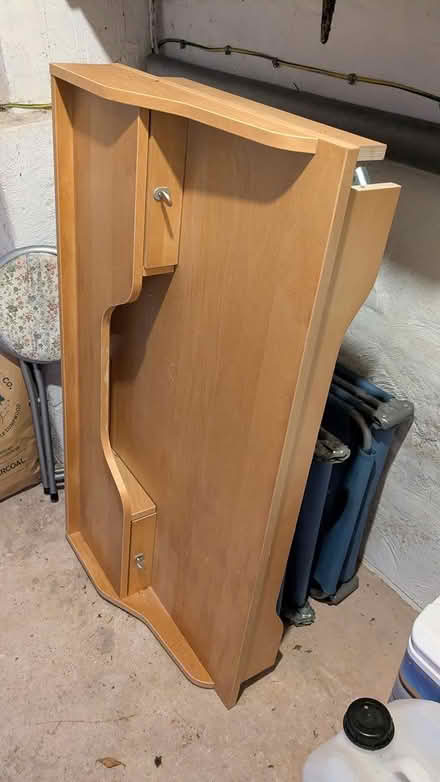 Photo of free Wooden desk with drawers (Chinley SK23) #1