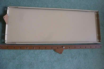 Photo of free metal shelf brackets and shelf (Malvern Link WR14) #1