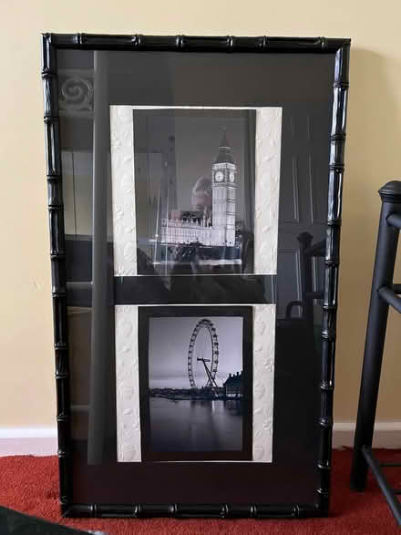 Photo of free Black large picture frame (Plaistow E13) #1