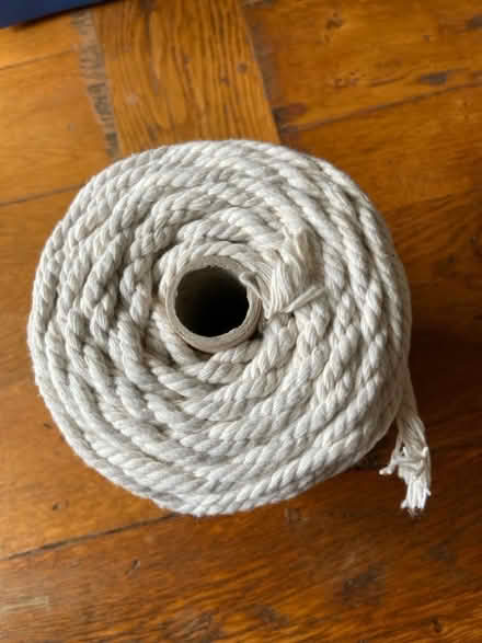Photo of free 6mm cotton cord, unused drum (Amersham Common HP7) #2