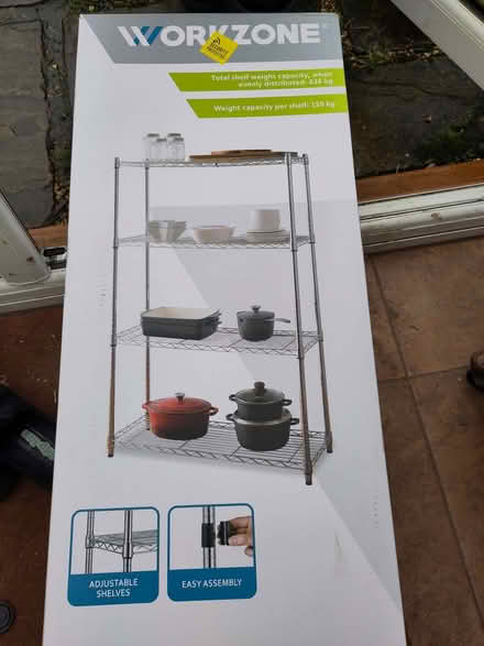 Photo of Plastic locking pole clips for chrome shelving unit (St Martins SY10) #2