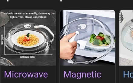 Photo of Microwave splatter guard (Upper West side) #2