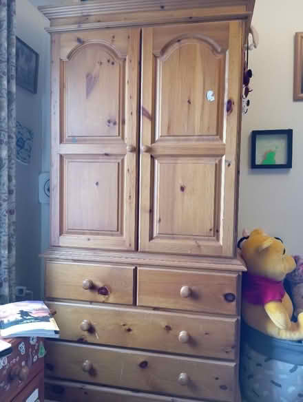 Photo of free Solid wood wardrobe (Kingston Bagpuize OX13) #1