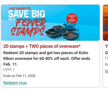 Photo of free Stamps for Loblaws Cookware (Trafalgar/River Oaks, Oakville) #2