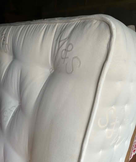 Photo of free King size Divan and mattress plus wooden headboard (Crowborough TN6) #3