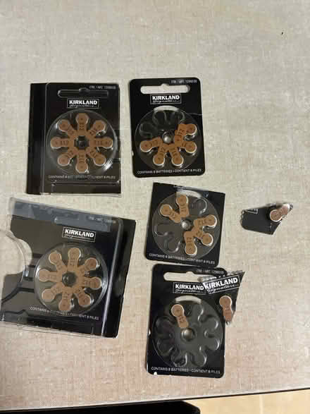 Photo of free Kirkland 312 hearing aid batteries (Los Altos) #1