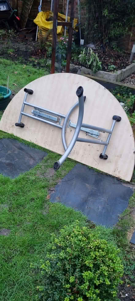 Photo of free half circle table (Ravensbourne BR1) #3