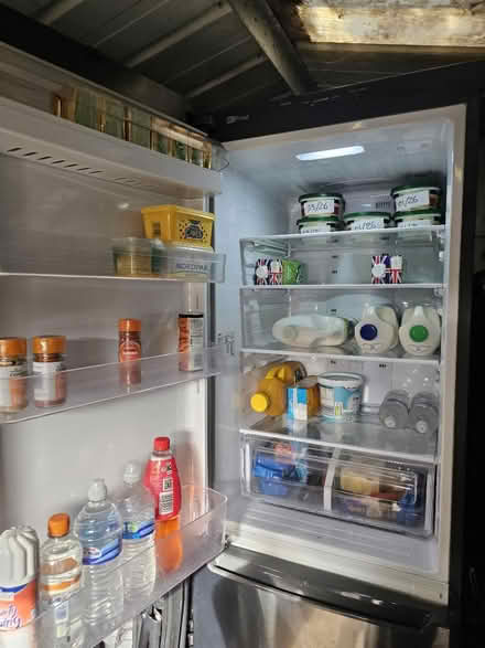 Photo of free silver samsung fridge/freezer (BN220UQ) #4