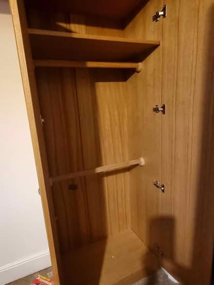 Photo of free Wood wardrobe (M25 1fl) #1