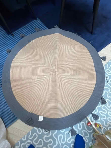Photo of free Round jute rug GLTC (W3 Acton) #1