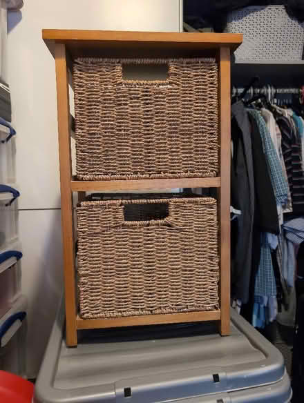Photo of free Wicker 2 Drawer Unit (DA1) #1
