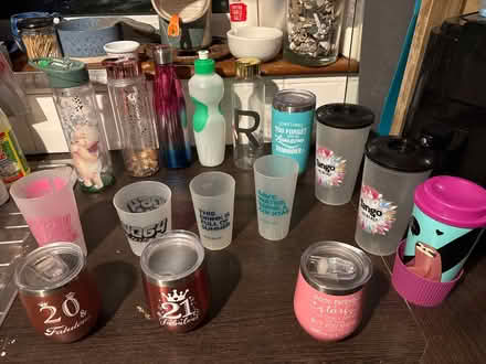 Photo of free Bottles, cups, hot mugs (Wardley, Gateshead, NE10) #1