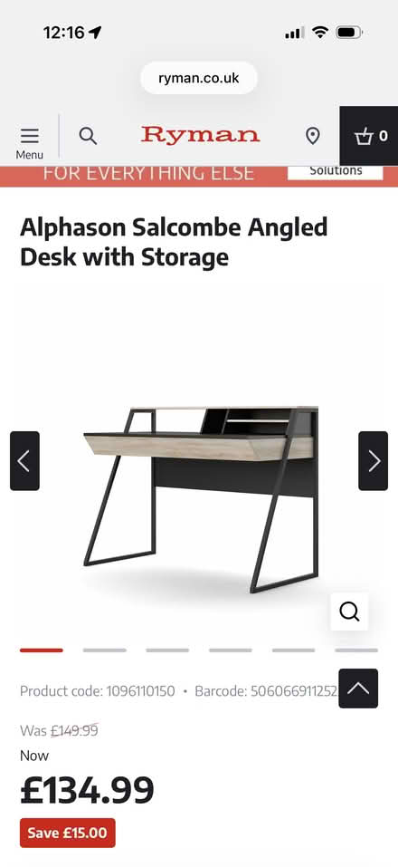 Photo of free Desk (Shepherds Bush W12) #1