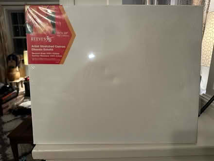 Photo of free Stretched canvas 16”x20” (Malden) #1