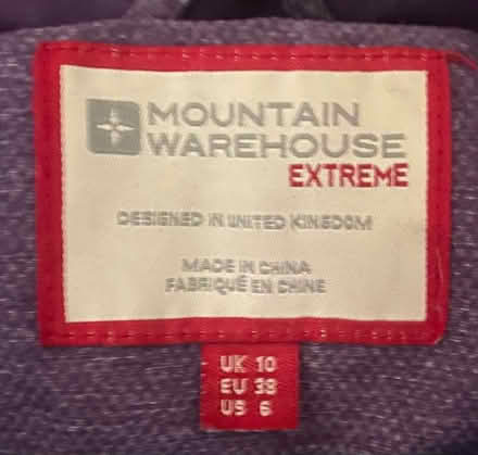 Photo of free Mountain warehouse jacket (Monkwick CO2) #3