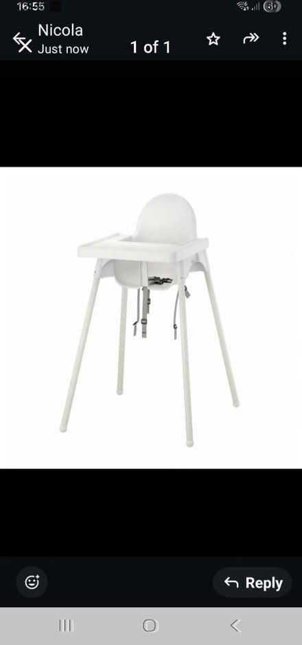 Photo of free High chair (Workington CA14) #1