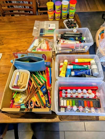 Photo of free Various kids' art/craft supplies (Berkhamsted HP4) #1
