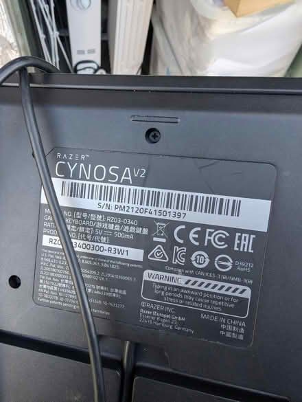 Photo of free RGB Razor Cynosa gaming keyboard (Duddingston, EH8) #2