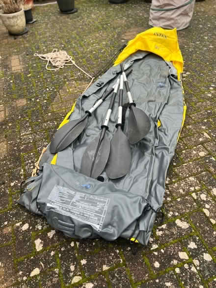 Photo of free 2 man pump up kayak (Clanfield PO8) #4