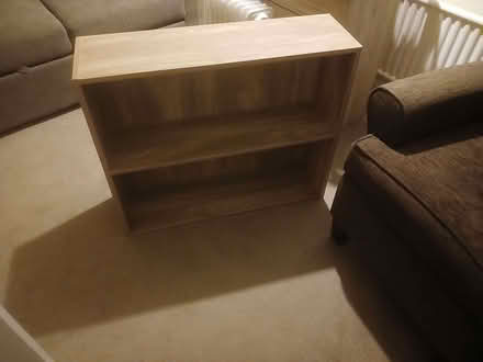 Photo of free 2 Tier Pine Effect Bookcase (Mile House TS19) #1