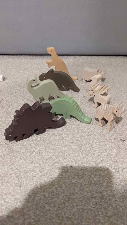 Photo of free Wooden dinosaurs and animals (Queens Park MK40) #2