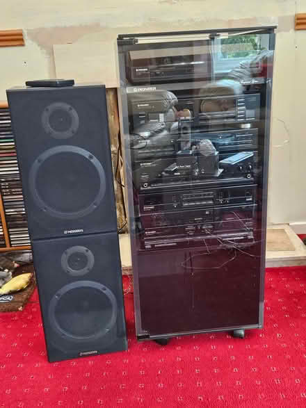 Photo of free Pioneer Hi-Fi System and Cabinet (Ibstock LE67) #2