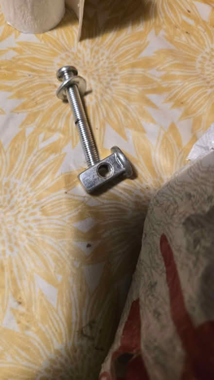 Photo of free Single bed metal frame mattress included - Grey, missing scr (Brunstane EH15) #3