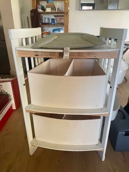 Photo of free Nappy changer 74 x 67 x 106 (Cherrywood) #3