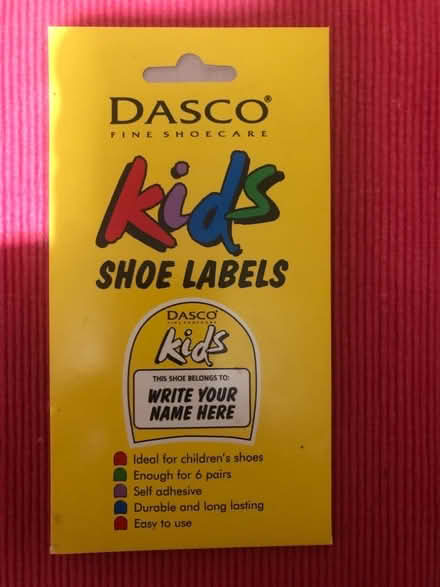Photo of free Kids shoe labels (Highway SL6) #1