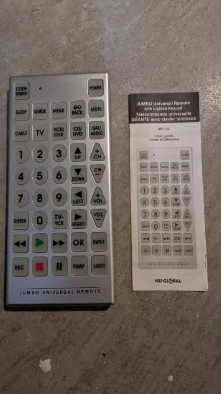 Photo of free Jumbo Universal Remote (Bridlewood) #1