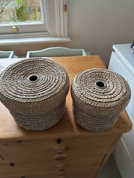 Photo of free Ikea rattan containers (Teddington TW11) #1