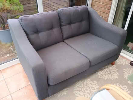 Photo of free Grey two seater sofa (Yarnton OX5) #1