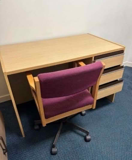 Photo of free Wood-effect desk (Musselburgh EH21) #1