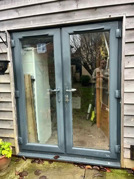 Photo of free Plastic patio doors (Stamford) #2