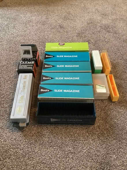 Photo of free 35mm Photography Slide boxes and mounts (The Hythe CM9) #1