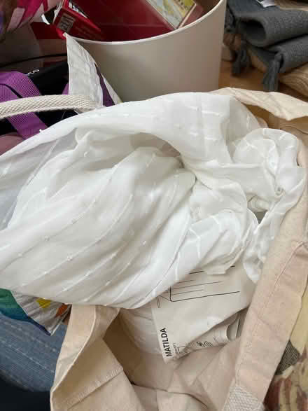 Photo of free New IKEA Matilda sheer curtains (W3 Acton) #2