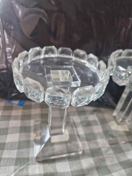 Photo of free 2 possibly crystal candle holders (Wimborne BH21) #2