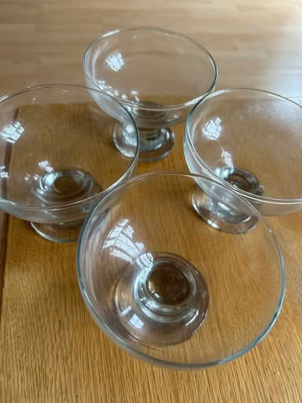 Photo of free 4 small glass bowls (Barkham RG41) #1