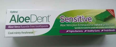 Photo of free Aloe Dent, sensitive toothpaste, fluoride (Westbury Fields BS9) #1