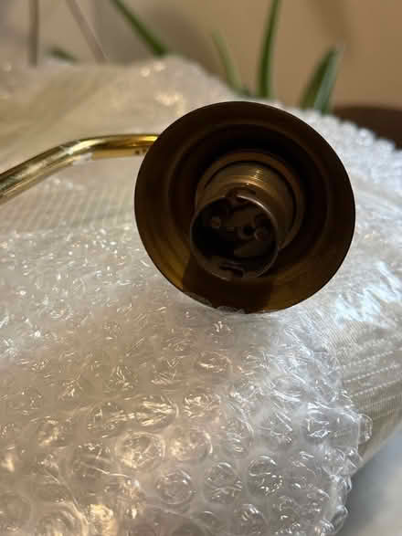 Photo of free Vintage brass ceiling lamp (GU14) #3