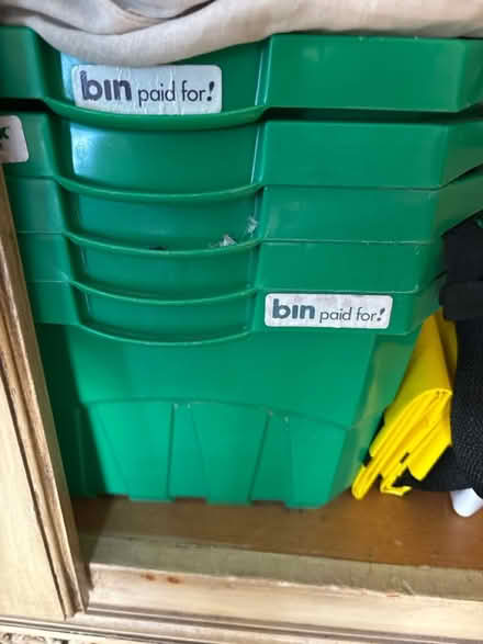 Photo of free Five Green grocery bins (Swansea) #1