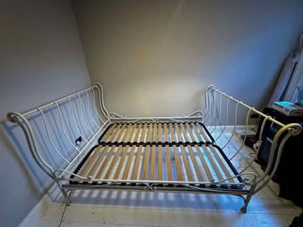 Photo of free Laura Ashley Iron Sleigh Bed (Streatham Park SW16) #1