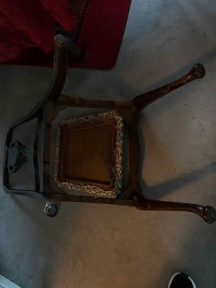 Photo of free Dark wood chairs x 2 (Blackrock) #2