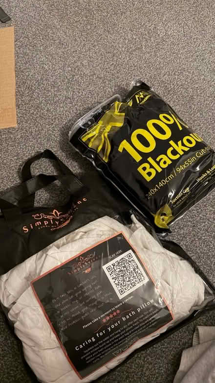 Photo of free h&m curtains and black out blinds (The Exchange LS12) #2