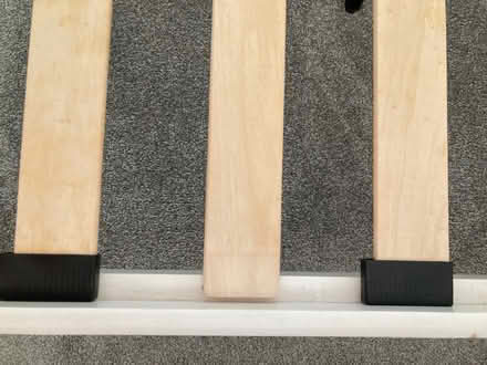 Photo of free White wooden single bed frame (Burley Gate HR1) #4