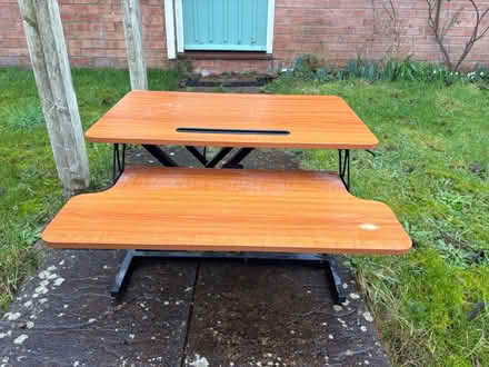 Photo of free Standing desk convertor (OX25 Steeple Aston) #1