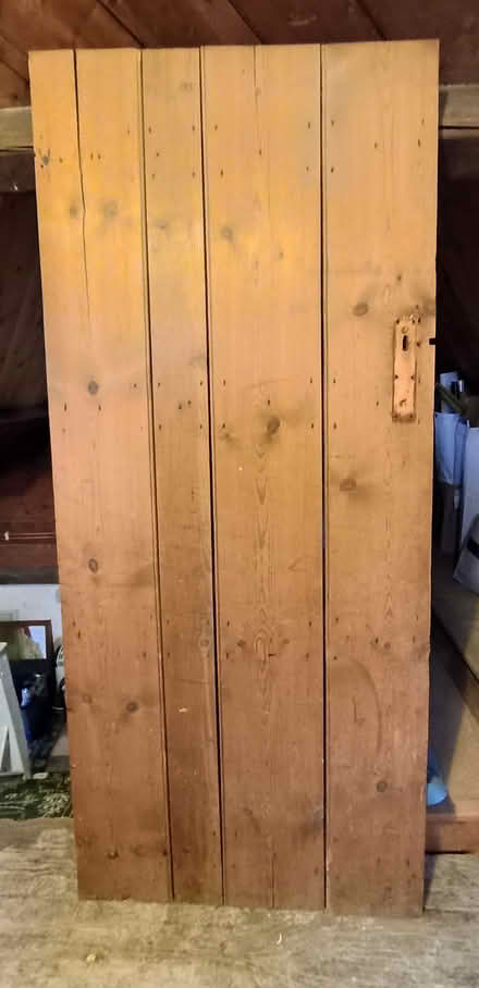 Photo of free Ledged wooden door (Llanbister) #1