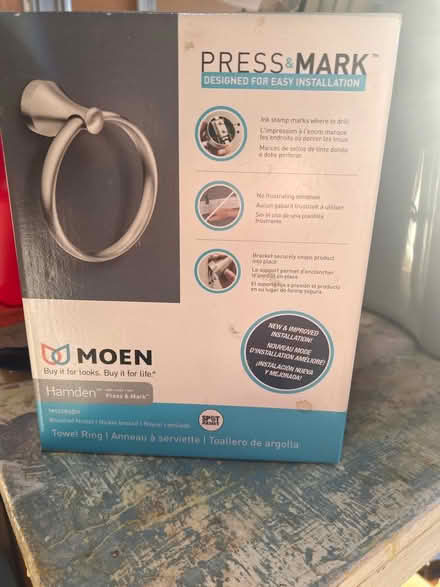Photo of free Moen towl ring (Mavis & Burnhamthorpe) #1